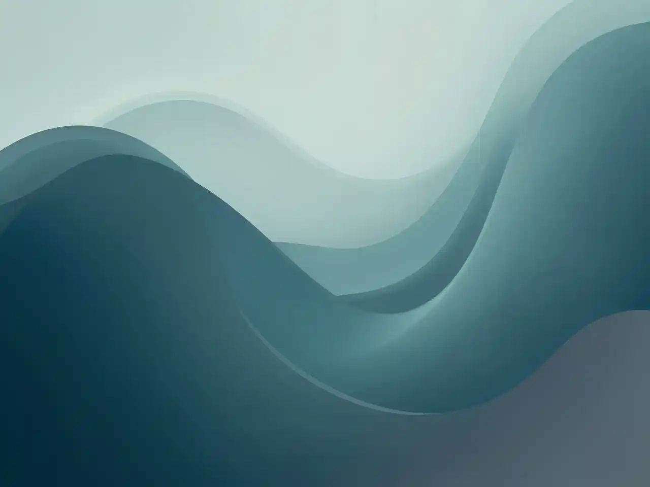 Soft flowing shapes representing calm daily transitions